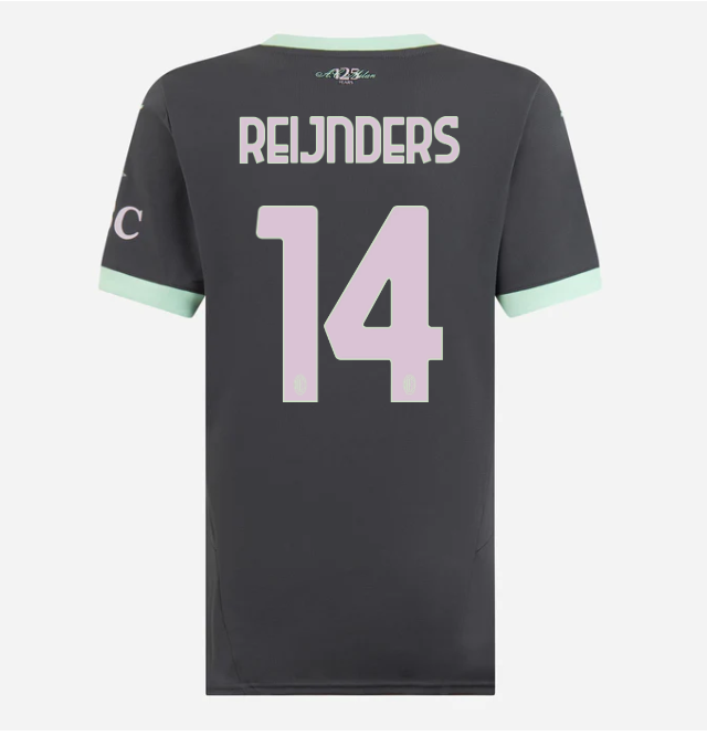 milan third 202425 woman jersey – 14 tijjani reijnders Collection | AC Milan Kits Collection | AC Milan Kits