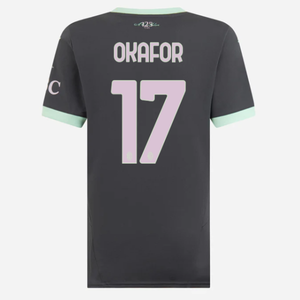milan third 202425 woman jersey – 17 noah okafor Collection | AC Milan Kits Collection | AC Milan Kits