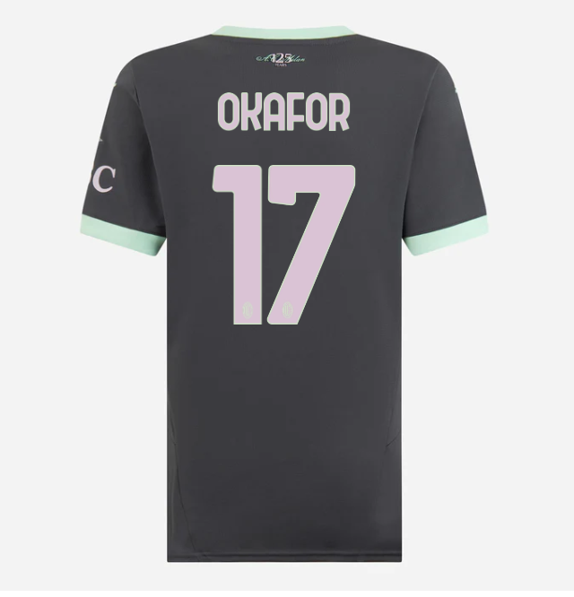 milan third 202425 woman jersey – 17 noah okafor Collection | AC Milan Kits Collection | AC Milan Kits