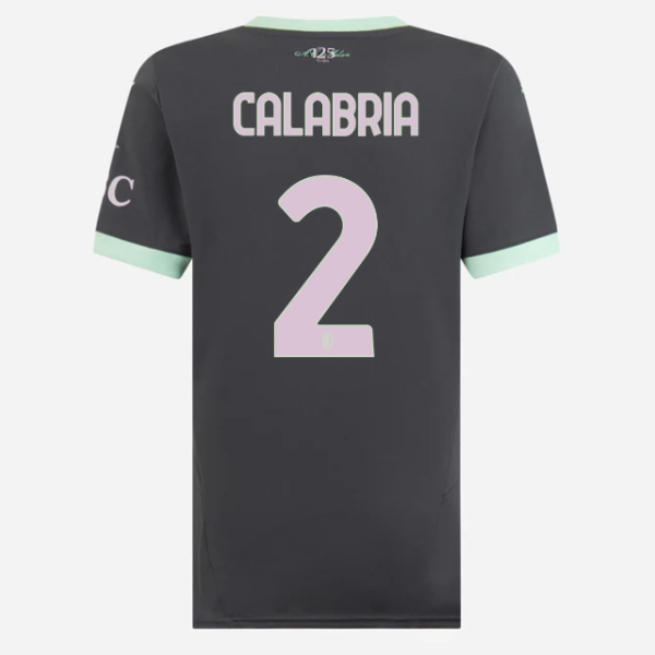 milan third 202425 woman jersey – 2 davide calabria Collection | AC Milan Kits Collection | AC Milan Kits