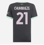 milan third 202425 woman jersey – 21 samuel chukwueze Collection | AC Milan Kits Collection | AC Milan Kits