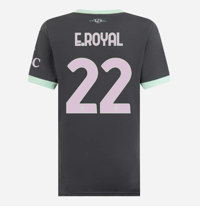 milan third 202425 woman jersey – 22 emerson royal Collection | AC Milan Kits Collection | AC Milan Kits