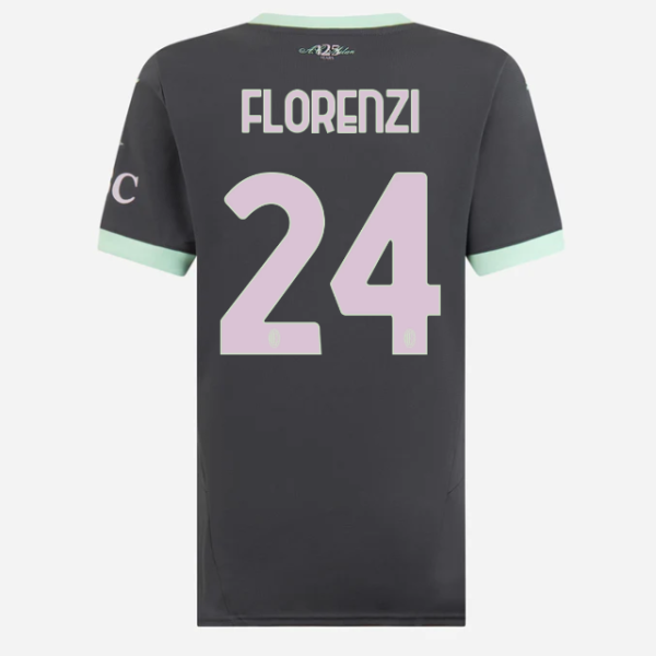 milan third 202425 woman jersey – 24 alessandro florenzi Collection | AC Milan Kits Collection | AC Milan Kits