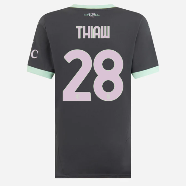 milan third 202425 woman jersey – 28 malick thiaw Collection | AC Milan Kits Collection | AC Milan Kits