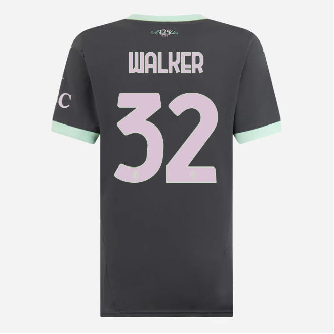 milan third 202425 woman jersey – 32 kyle walker Collection | AC Milan Kits Collection | AC Milan Kits