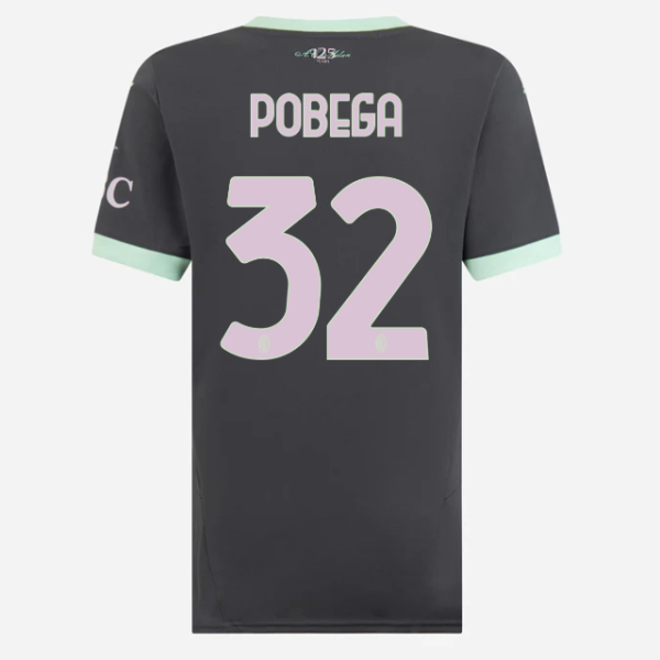 milan third 202425 woman jersey – 32 tommaso pobega Collection | AC Milan Kits Collection | AC Milan Kits
