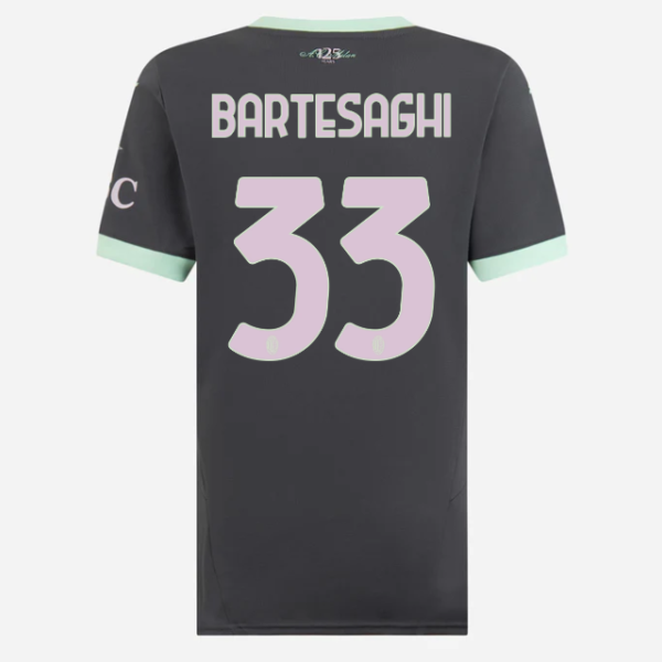 milan third 202425 woman jersey – 33 davide bartesaghi Collection | AC Milan Kits Collection | AC Milan Kits