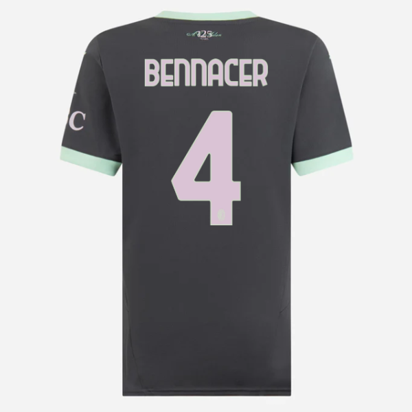 milan third 202425 woman jersey – 4 ismaël bennacer Collection | AC Milan Kits Collection | AC Milan Kits