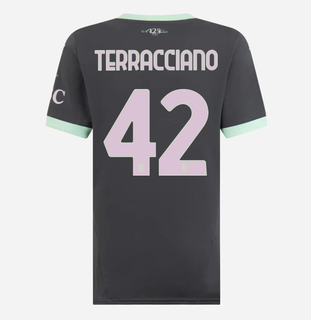 milan third 202425 woman jersey – 42 filippo terracciano Collection | AC Milan Kits Collection | AC Milan Kits