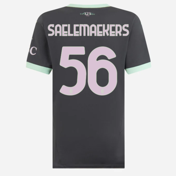 milan third 202425 woman jersey – 56 alexis saelemaekers Collection | AC Milan Kits Collection | AC Milan Kits