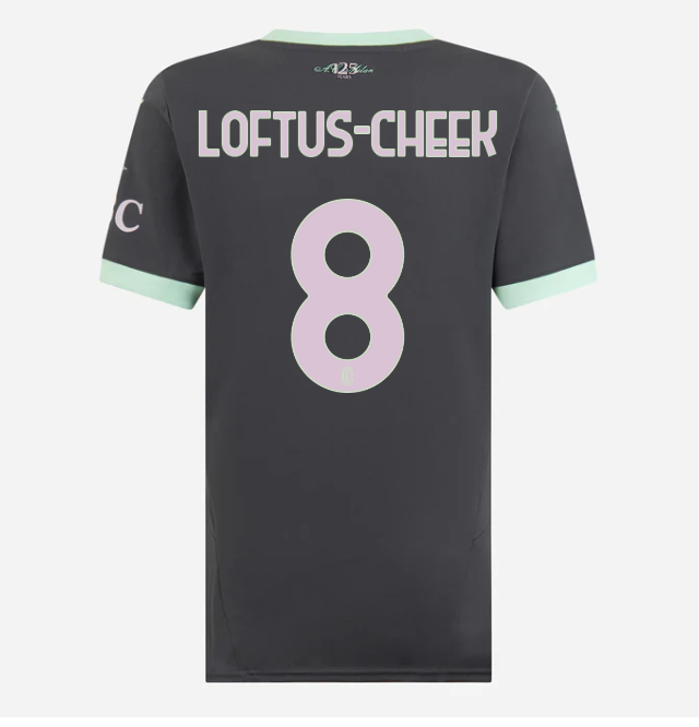 milan third 202425 woman jersey – 8 ruben loftus-cheek Collection | AC Milan Kits Collection | AC Milan Kits