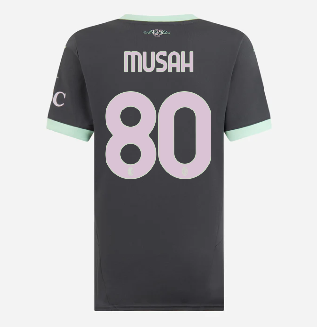 milan third 202425 woman jersey – 80 yunus musah Collection | AC Milan Kits Collection | AC Milan Kits