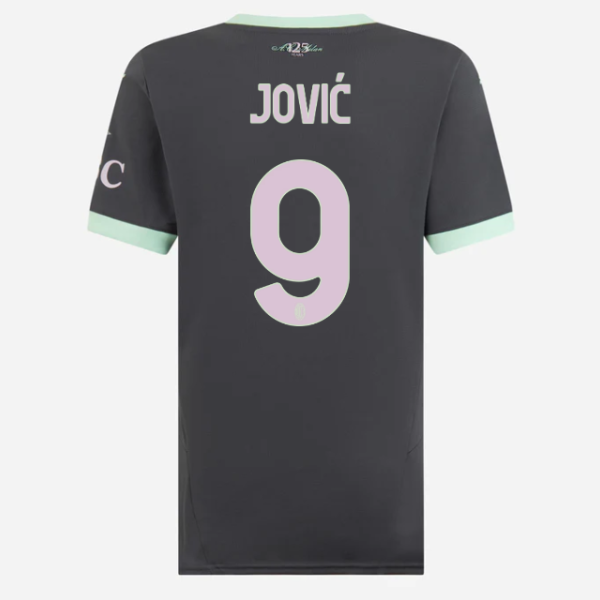 milan third 202425 woman jersey – 9 luka jović Collection | AC Milan Kits Collection | AC Milan Kits