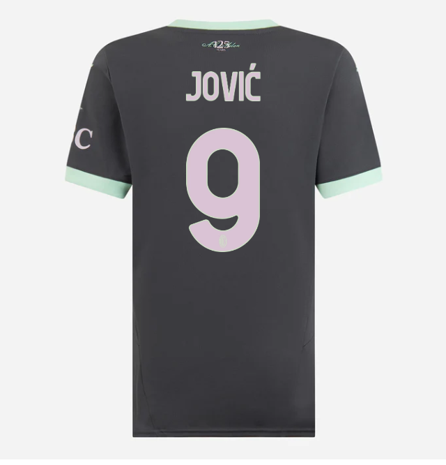 milan third 202425 woman jersey – 9 luka jović Collection | AC Milan Kits Collection | AC Milan Kits