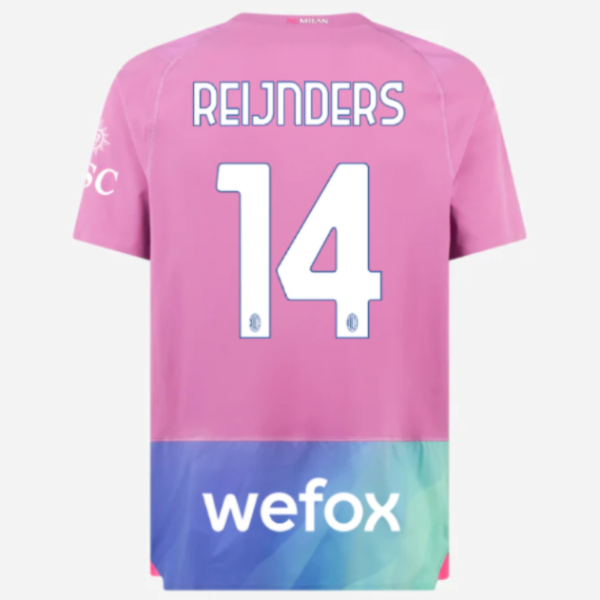 milan third authentic 202324 jersey – 14 tijjani reijnders Collection | AC Milan Kits Collection | AC Milan Kits