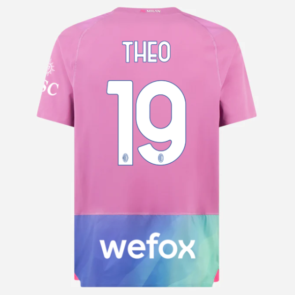 milan third authentic 202324 jersey – 19 theo hernández Collection | AC Milan Kits Collection | AC Milan Kits