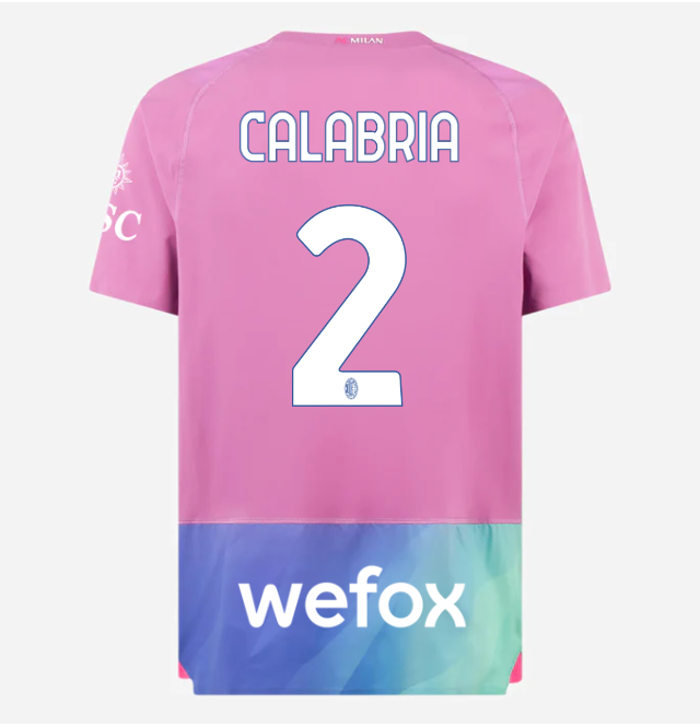 milan third authentic 202324 jersey – 2 davide calabria Collection | AC Milan Kits Collection | AC Milan Kits