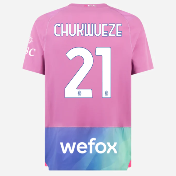 milan third authentic 202324 jersey – 21 samuel chukwueze Collection | AC Milan Kits Collection | AC Milan Kits