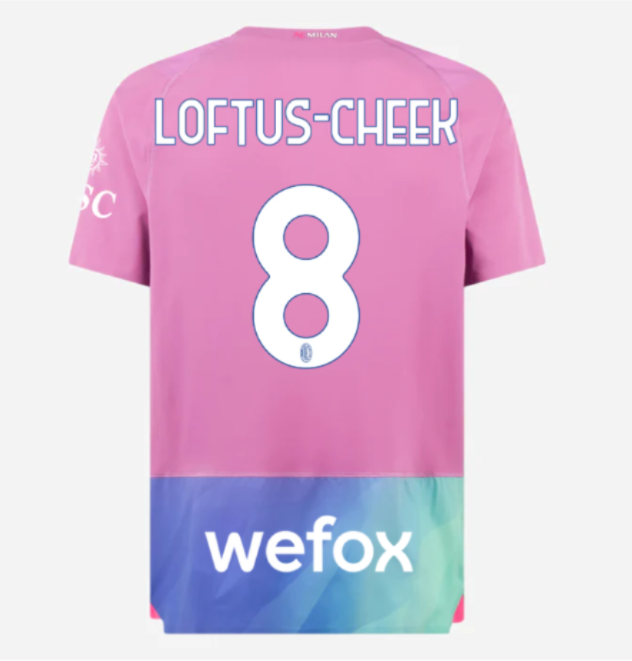 milan third authentic 202324 jersey – 8 ruben loftus-cheek Collection | AC Milan Kits Collection | AC Milan Kits