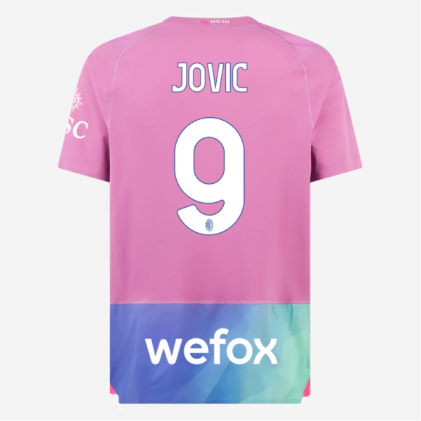 milan third authentic 202324 jersey – 9 luka jović Collection | AC Milan Kits Collection | AC Milan Kits