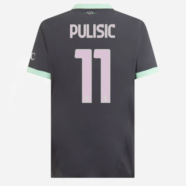 milan third authentic 202425 jersey – 11 christian pulisic Collection | AC Milan Kits Collection | AC Milan Kits