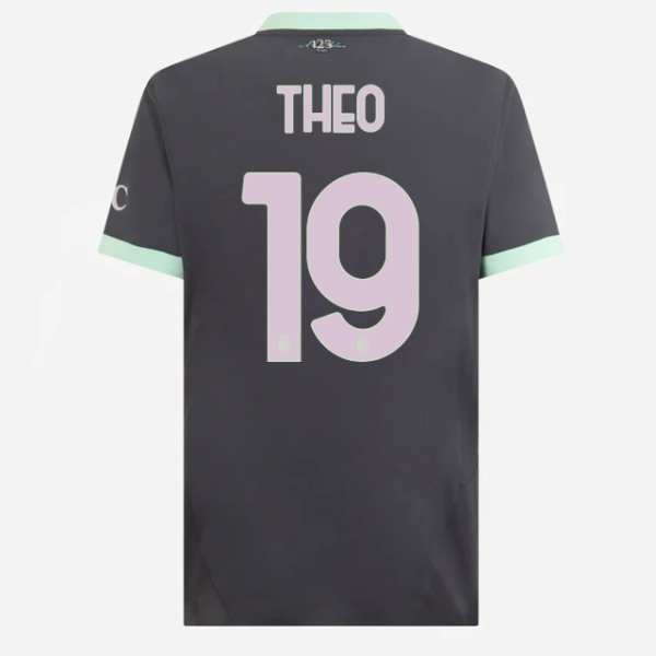 milan third authentic 202425 jersey – 19 theo hernández Collection | AC Milan Kits Collection | AC Milan Kits