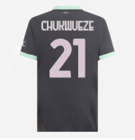 milan third authentic 202425 jersey – 21 samuel chukwueze Collection | AC Milan Kits Collection | AC Milan Kits