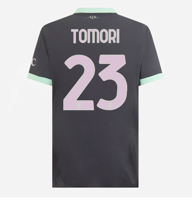 milan third authentic 202425 jersey – 23 fikayo tomori Collection | AC Milan Kits Collection | AC Milan Kits