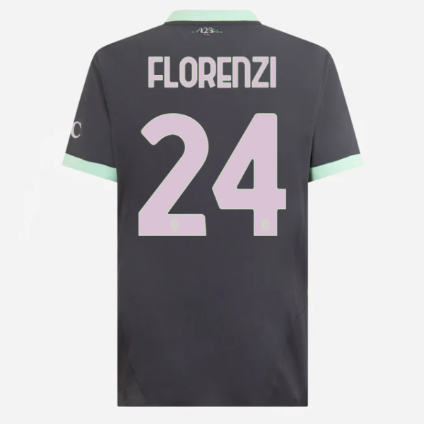 milan third authentic 202425 jersey – 24 alessandro florenzi Collection | AC Milan Kits Collection | AC Milan Kits