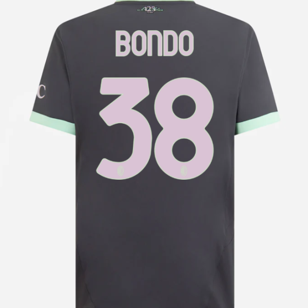 milan third authentic 202425 jersey – 38 warren bondo Collection | AC Milan Kits Collection | AC Milan Kits