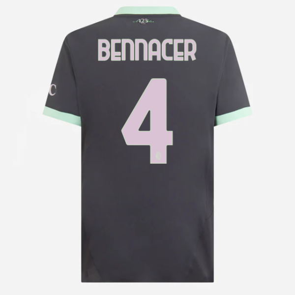milan third authentic 202425 jersey – 4 ismaël bennacer Collection | AC Milan Kits Collection | AC Milan Kits