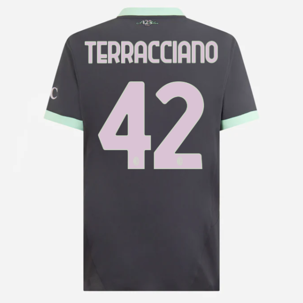 milan third authentic 202425 jersey – 42 filippo terracciano Collection | AC Milan Kits Collection | AC Milan Kits