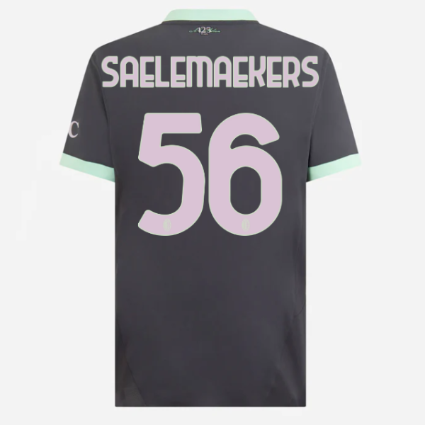 milan third authentic 202425 jersey – 56 alexis saelemaekers Collection | AC Milan Kits Collection | AC Milan Kits