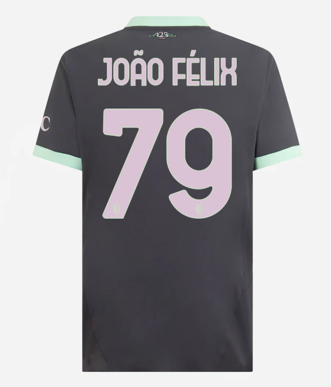 milan third authentic 202425 jersey – 79 joão félix Collection | AC Milan Kits Collection | AC Milan Kits