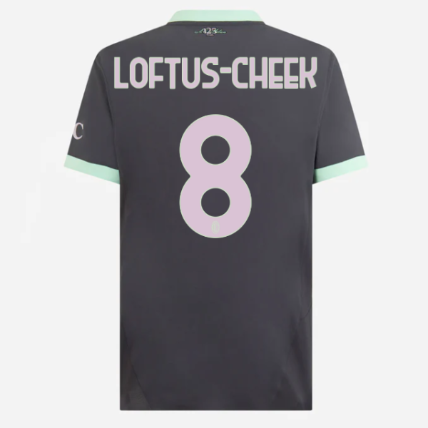 milan third authentic 202425 jersey – 8 ruben loftus-cheek Collection | AC Milan Kits Collection | AC Milan Kits