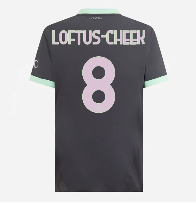 milan third authentic 202425 jersey – 8 ruben loftus-cheek Collection | AC Milan Kits Collection | AC Milan Kits