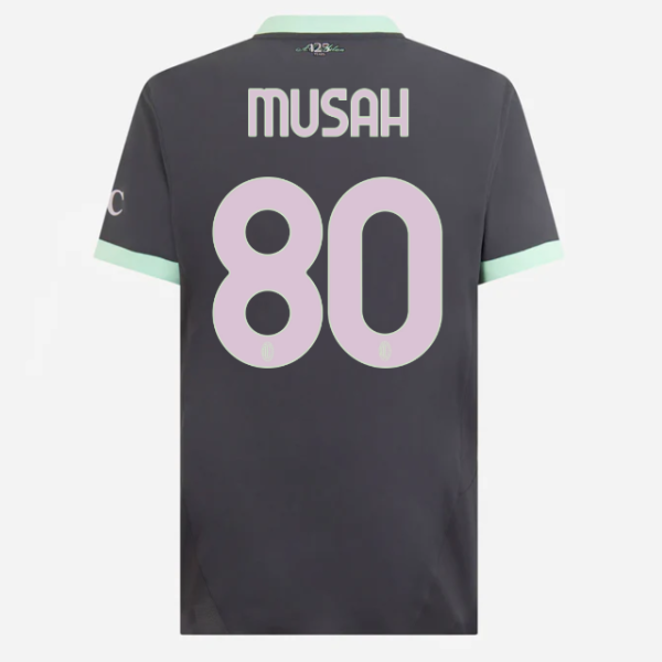 milan third authentic 202425 jersey – 80 yunus musah Collection | AC Milan Kits Collection | AC Milan Kits