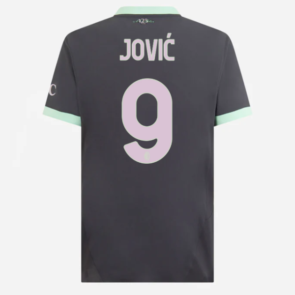 milan third authentic 202425 jersey – 9 luka jović Collection | AC Milan Kits Collection | AC Milan Kits