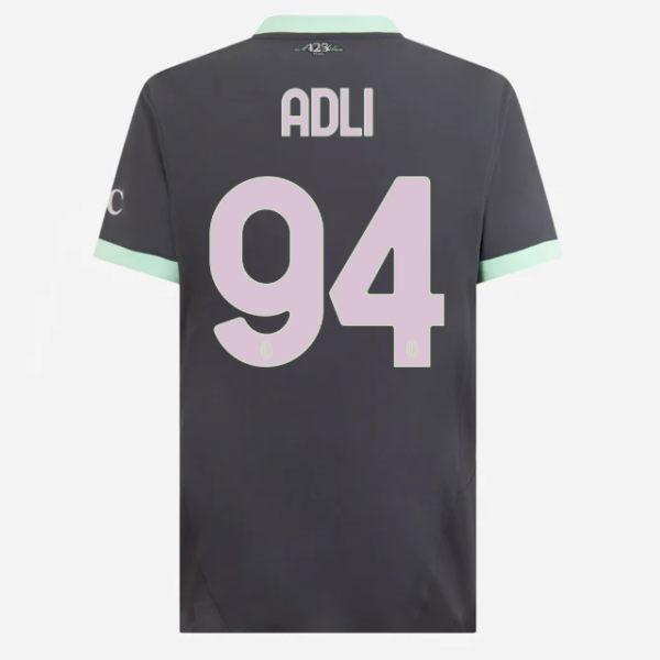 milan third authentic 202425 jersey – 94 yacine adli Collection | AC Milan Kits Collection | AC Milan Kits