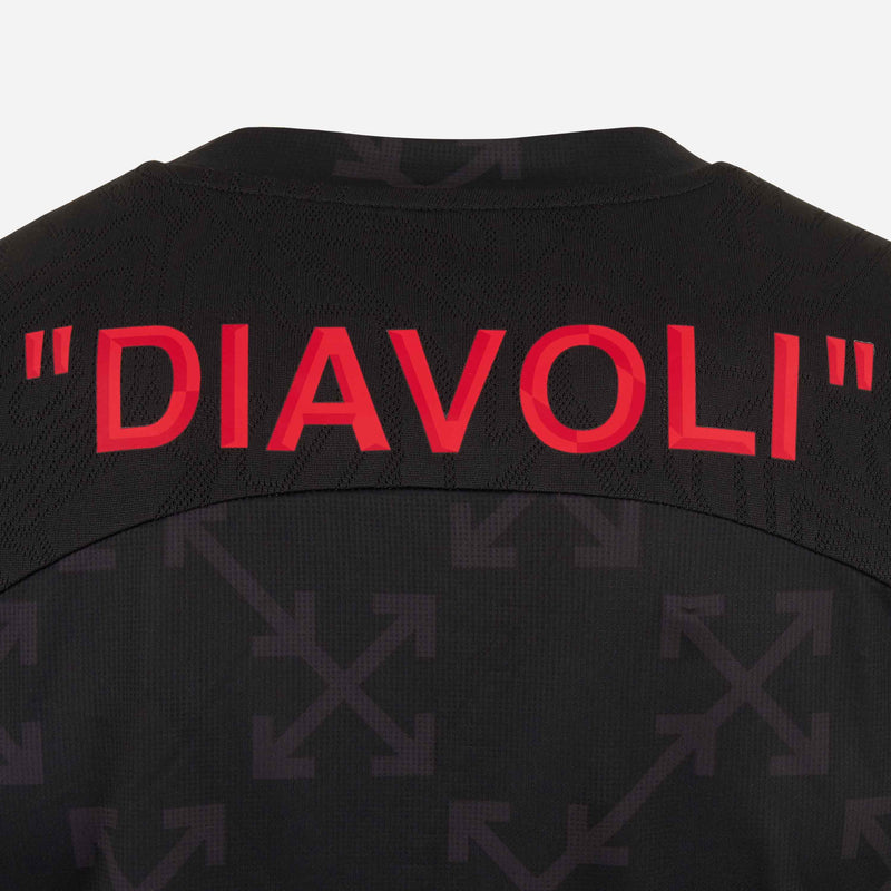 pre-match t-shirt puma x ac milan x off-white 202425 with custom printing Collection | AC Milan Kits Collection | AC Milan Kits