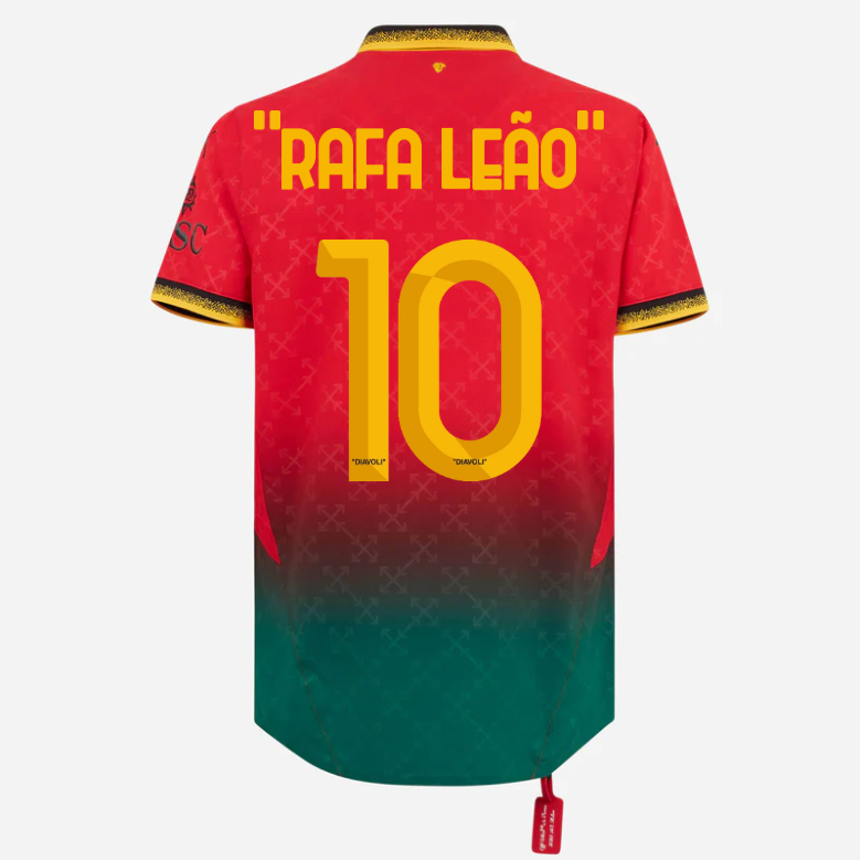red authentic jersey puma x ac milan x off-white 202425 – 10 rafael leão Collection | AC Milan Kits Collection | AC Milan Kits
