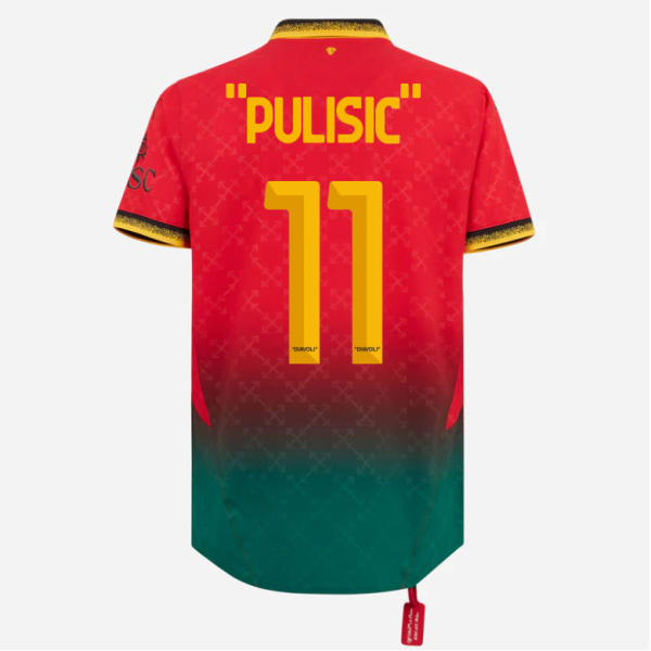 red authentic jersey puma x ac milan x off-white 202425 – 11 christian pulisic Collection | AC Milan Kits Collection | AC Milan Kits