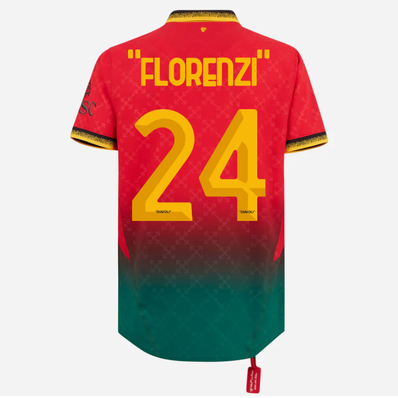 red authentic jersey puma x ac milan x off-white 202425 – 24 alessandro florenzi Collection | AC Milan Kits Collection | AC Milan Kits