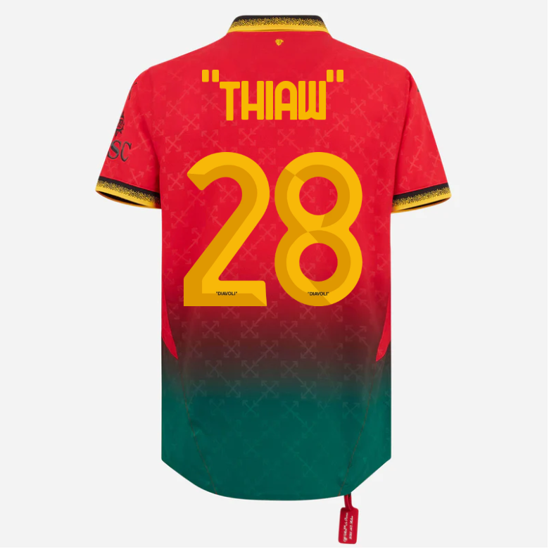 red authentic jersey puma x ac milan x off-white 202425 – 28 malick thiaw Collection | AC Milan Kits Collection | AC Milan Kits