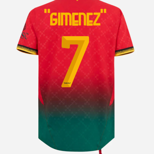 red authentic jersey puma x ac milan x off-white 202425 – 7 santiago gimenez Collection | AC Milan Kits Collection | AC Milan Kits