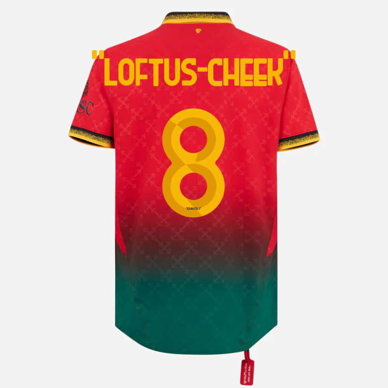 red authentic jersey puma x ac milan x off-white 202425 – 8 ruben loftus-cheek Collection | AC Milan Kits Collection | AC Milan Kits