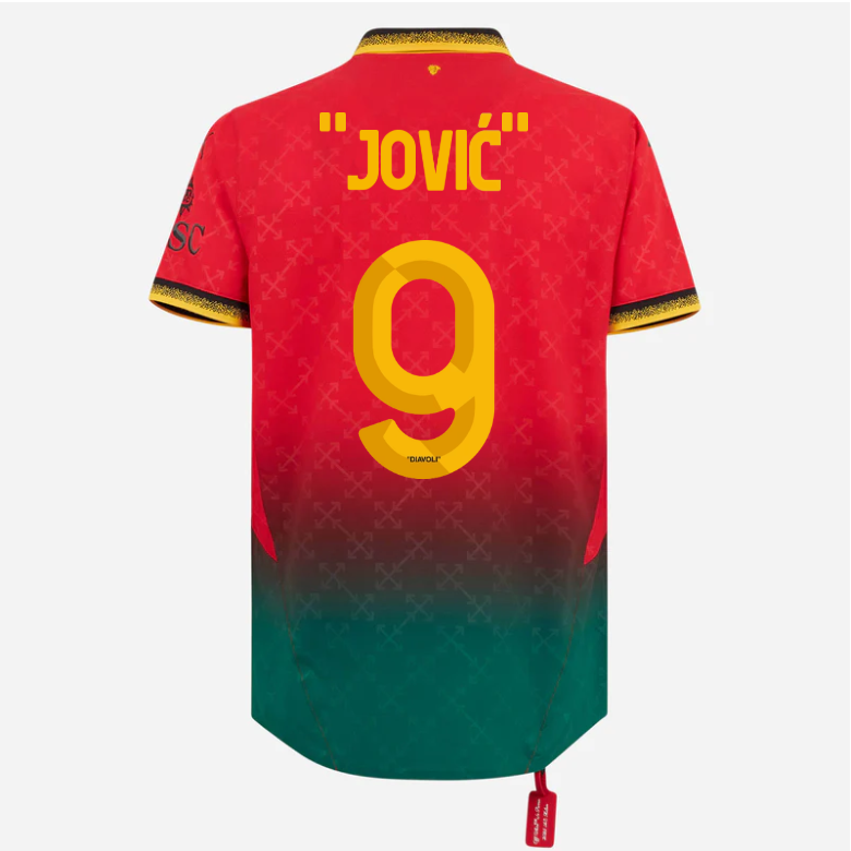 red authentic jersey puma x ac milan x off-white 202425 – 9 luka jović Collection | AC Milan Kits Collection | AC Milan Kits