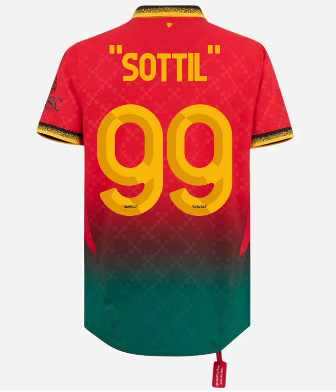 red authentic jersey puma x ac milan x off-white 202425 – 99 riccardo sottil Collection | AC Milan Kits Collection | AC Milan Kits