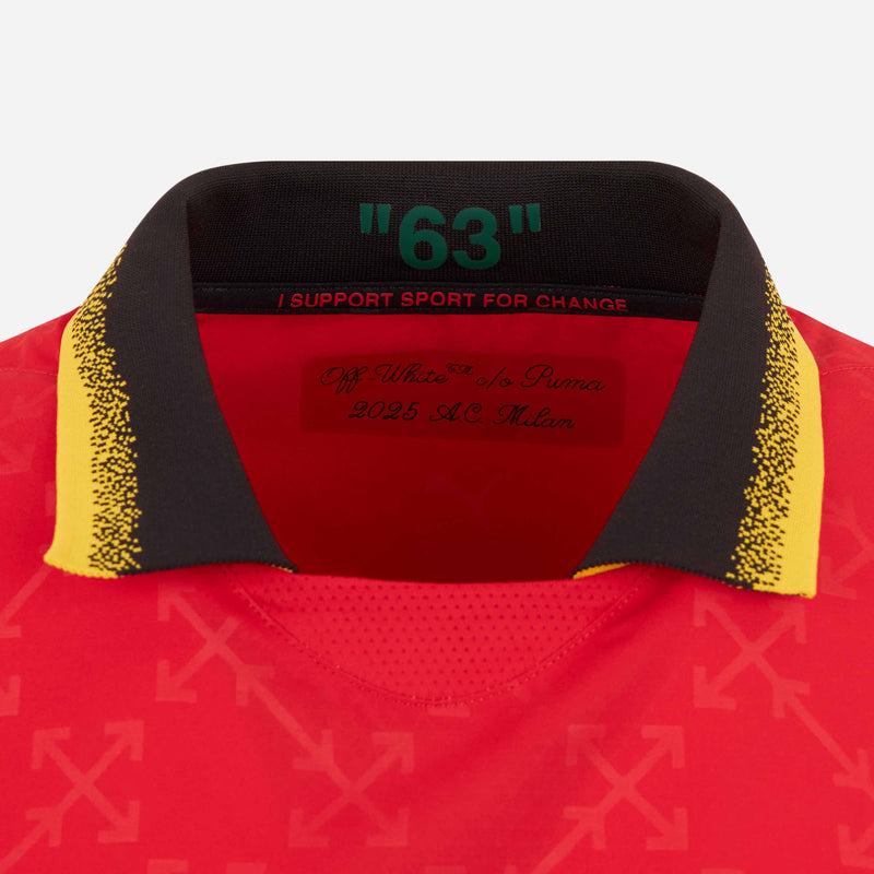 red authentic jersey puma x ac milan x off-white 202425 with custom printing Collection | AC Milan Kits Collection | AC Milan Kits