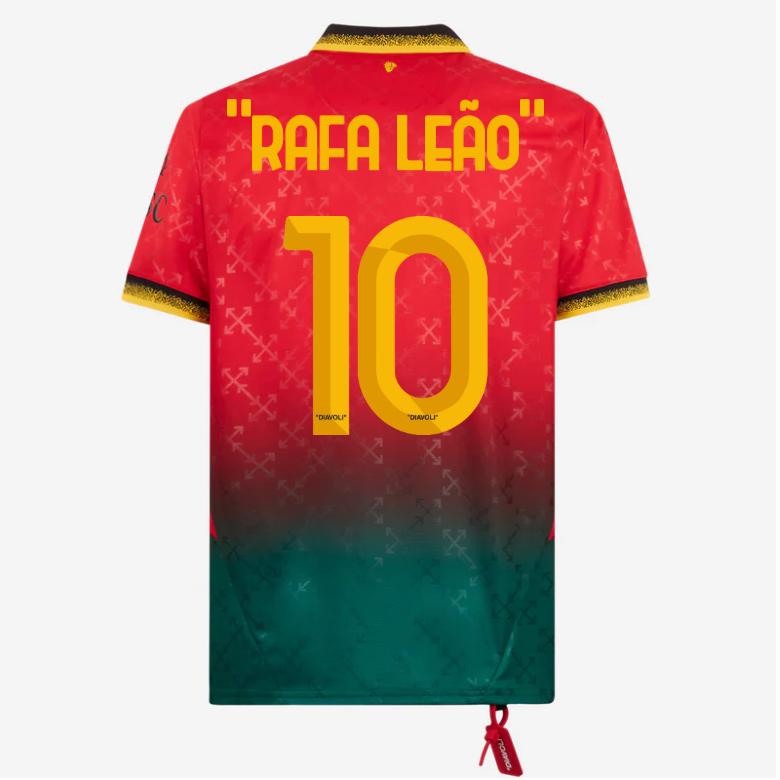 red jersey puma x ac milan x off-white 202425 – 10 rafael leão Collection | AC Milan Kits Collection | AC Milan Kits